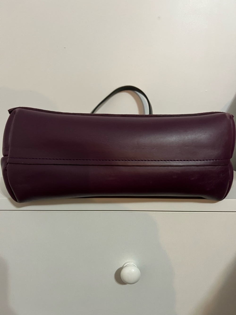 Howl Hide Purple Genuine Leather Tote Bag Purse - Picture 6 of 10